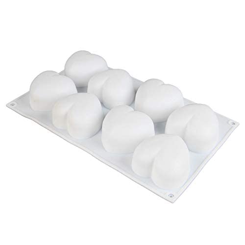 8 Cavity Love Heart Shape