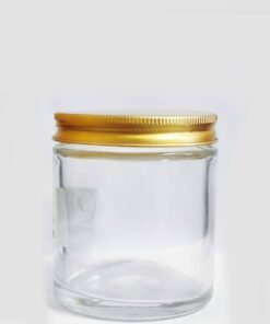 Alternative view of Vedini 220ml Transparent Glass Jar with 70mm RO Cap – Multipurpose Jar for Candle Making, Dry Fruits, Chocolates & Storage