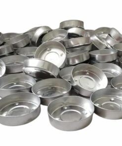Alternative view of Vedini Aluminium Tea Light Empty Case Containers for Tealight Candles Making