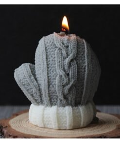Gloves Candle Mold, Christmas Woolen Texture Candle Mold, Gloves candle mold kit, Gloves candle mold diy, Gloves candle mold kit for candle making.
