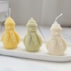 Christmas Snowman Candle Molds