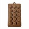 15 Cavity Flower Shape Chocolate Mold