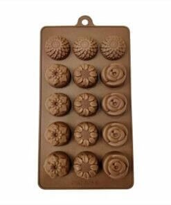 15 Cavity Flower Shape Chocolate Mold