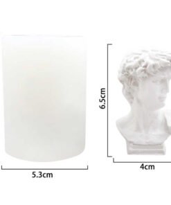 Alternative view of Vedini Creative Geek David Sculpture silicone chocolate mold DIY cake decorative mold plaster drop Mold JKB-700
