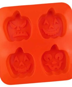 Alternative view of Vedini 4 Cavity Halloween Bat ghost shape silicone cake mold silicone candle mold (65 gm approx) JKB-702