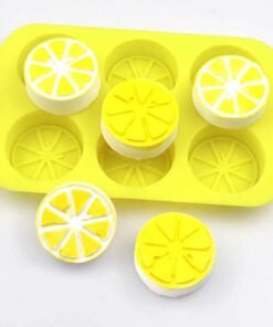 6 Cavity fruit lemon shape Mold