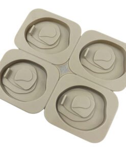 Alternative view of Vedini 4 Cavity 3D heart shape silicone Hanging And Wax Tablet cake mold soap candle silicone mold JKB-722