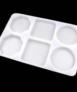 Alternative view of Vedini 6 cavity 3 kind shape round square Chess mold DIY Baking dropping mold resins mold JKB-699