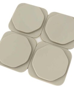 Alternative view of Vedini 4 Cavity flower shape Hanging And Wax Tablet silicone candle molds silicone resin mold JKB-718