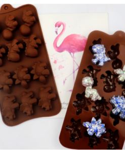 12 Cavity dinosaur ice mold