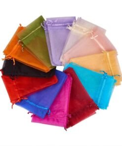 Alternative view of Vedini Potli Bags Wedding Return Gift Favor Dryfruit Packing Pouch Potli, Organza potli bag
