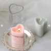 Heart Pillar Polycarbonate Candle Mold