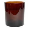 Vedini 200ml Coffee Glass Candle Jar – Premium Frosted Glass Jar for Candle Making, Gifting & Home Decor