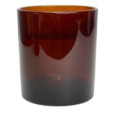 Vedini 200ml Coffee Glass Candle Jar – Premium Frosted Glass Jar for Candle Making, Gifting & Home Decor