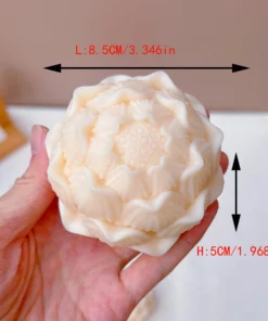 3D Lotus Shaped Soap Silicone Mold