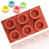 6 Cavity round cup Cake Mold