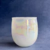 White Glass Jar