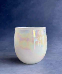 White Glass Jar