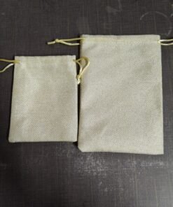 Alternative view of Vedini Jute Potli Bags (Golden)