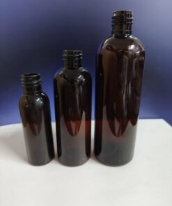 Amber Refillable Plastic Bottles 20MM NECK (1 BOX)