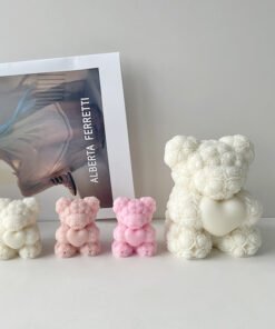 3D Teddy Bear with Heart
