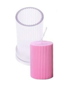 3D Acrylic Round Pillar Candle Mold