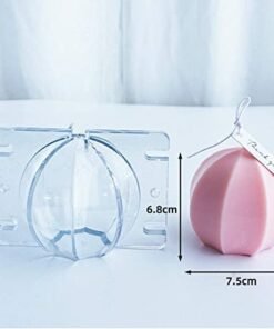 Alternative view of Acrylic Candle Molds DIY Octagonal Spherical Handcraft Molds Handmade Plastic Soap Mold