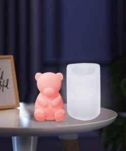 Alternative view of Vedini Teddy Small Candle Silicone Mold WCM-286