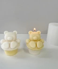Alternative view of Vedini Bear Candle Mold WCM- 514