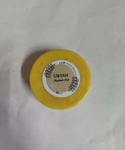 Alternative view of Ubtan Soap -D-tan Round 100g. (Opaque Yellow) Ready to use or sell Soap Pack of 6 (100g)