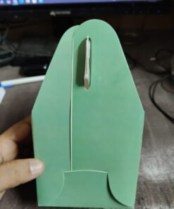 Alternative view of Vedini Paper 1 PCS Candle JAR GIFT BOX PACKAGING (Lock & Flowers) (H- 9cm W- 9cm L- 9cm)