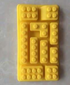 Alternative view of Vedini 10 Cavity Building Blocks Robot 3D Silicone Mold Chocolate Tray Brownie Dessert Pastries Mold Cake Decoration Tool jkb 2015