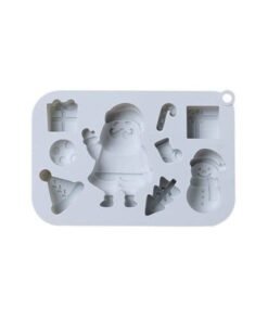 Alternative view of Vedini 9 Cavity Snowman Silicone Baking Tools Fondant Mold Merry Christmas Mold jkb-2050
