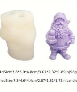 Santa Claus Mold Santa Claus Candle Mold