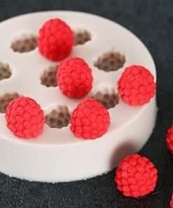 Vedini 8 Cavity Silicone Berries Shaped Mold Birthday Gift Raspberry jkb-2006