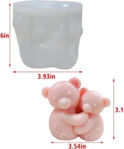 3D Bear Candle Molds