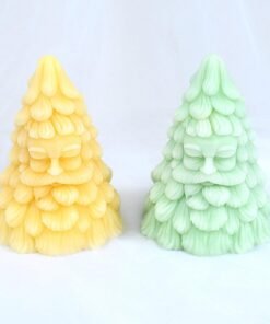 Alternative view of Vedini 3D Christmas Tree Candle Mold Christmas Themed Candle Mold for Making Candle Soap Plaster Ornament Christmas Party Decor JKB-219
