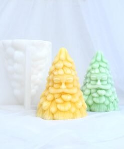 3D Christmas Tree Candle Mold