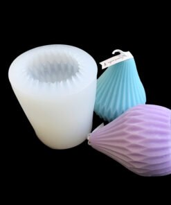 Alternative view of Vedini Pear Shape Candle Silicone Mold Decorative Mold Candle Mold jkb-2026