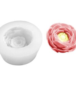 Peony flower Silicone Mold