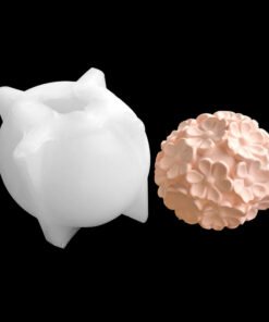 Alternative view of Vedini 3D Flower Mold Epoxy Resin Silicone Molds DIY Casting Fondant Decoration Flower Silicone Mold Flower Ball Resin DIY Cake jkb-2024