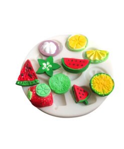 10 cavity Fruit watermelon Fondant Mold
