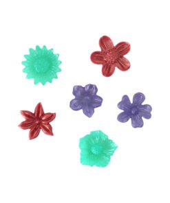 Alternative view of Vedini Daisy Peach blossom fondant silicone mold jkb-2042