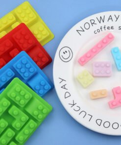 10 Cavity Building Blocks Robot 3D Silicone Mold
