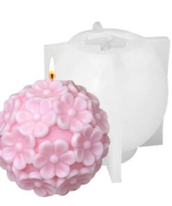 3D Flower Mold ball candle mold