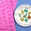 26 Cavity pinyin letters silicone chocolate mold