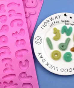 26 Cavity pinyin letters silicone chocolate mold