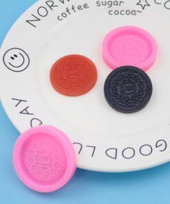 Single Oreo biscuit silicone fondant mold