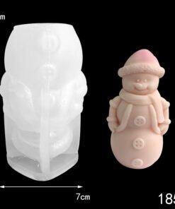 Alternative view of Vedini Craft Magical Memories with DIY Christmas Candle Mold - Melting Snowman jkb-2032