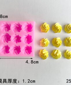 9 Cavity Mini cream cone Mold